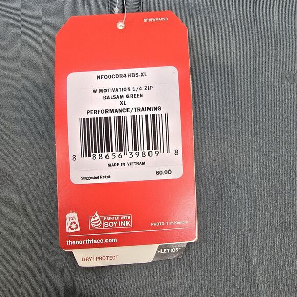 North Face Pullover Womens XL Motivation 1/4 Zip Mountain Athletics Training - Picture 7 of 16